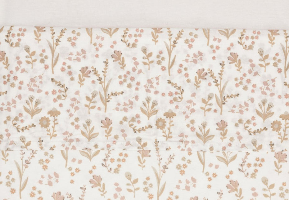 Jollein Ledikantlaken Bloomy 120X150Cm koop je bij Babywinkel