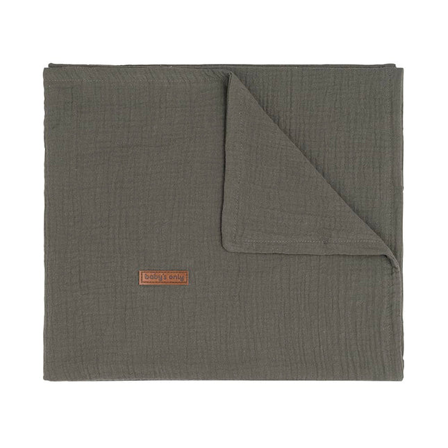 Baby's Only Ledikantdeken Breeze Khaki koop je bij Babywinkel