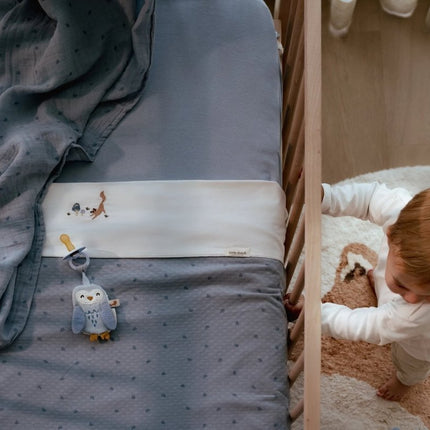 Little Dutch Ledikantdeken Pure Denim Blue koop je bij Babywinkel