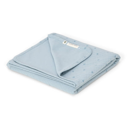 Little Dutch Ledikantdeken Pure Denim Blue koop je bij Babywinkel