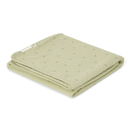 Little Dutch Ledikantdeken Pure Sage Leaves koop je bij Babywinkel