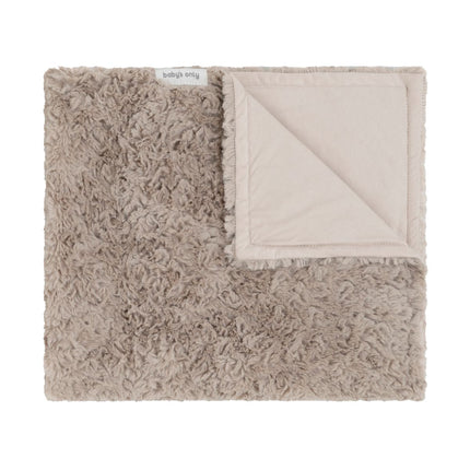 Baby's Only Ledikantdeken Snow Taupe koop je bij Babywinkel