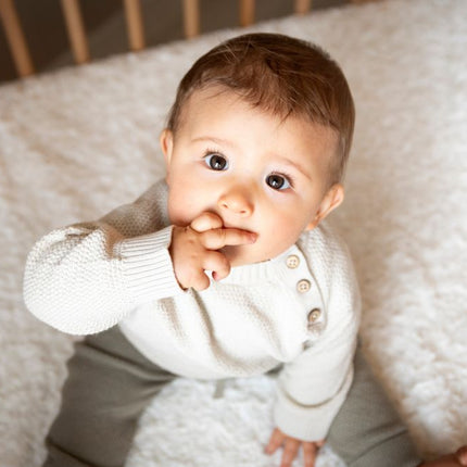 Baby's Only Ledikantdeken Snow Taupe koop je bij Babywinkel