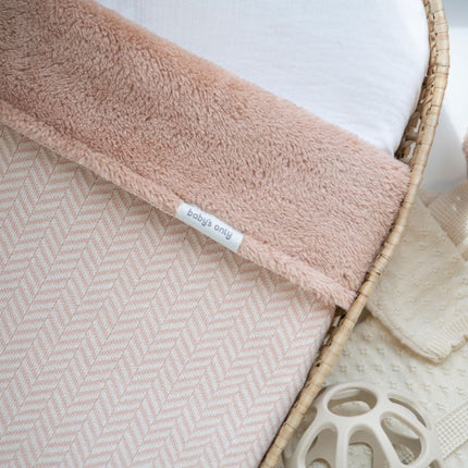 Baby's Only Ledikantdeken Teddy Dawn Blush/ Ecru koop je bij Babywinkel
