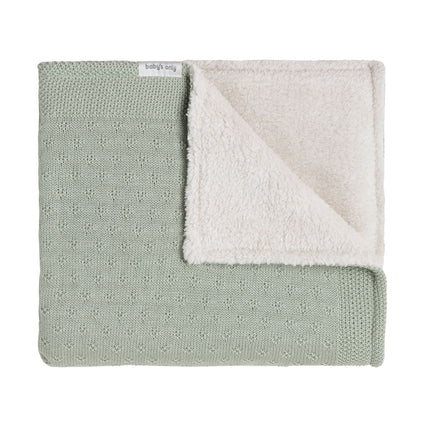 Baby's Only Ledikantdeken Teddy Mood Laurel Green koop je bij Babywinkel