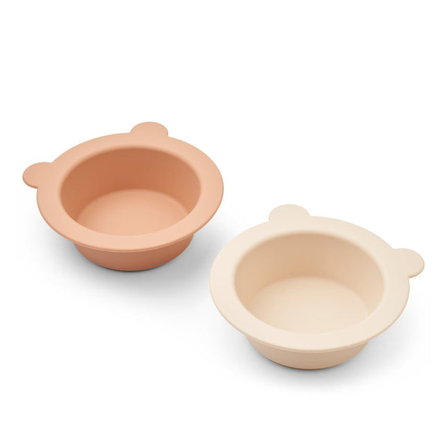 Liewood Baby Kom Peony Tuscany Rose Apple Blossom 2St Met Zuignappen koop je bij Babywinkel