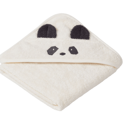 Liewood Badcape Baby Albert Panda Creme De La Creme koop je bij Babywinkel
