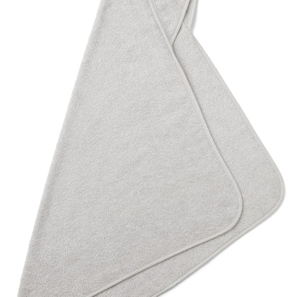 Liewood Badcape Baby Albert Rabbit Dumbo Grey koop je bij Babywinkel