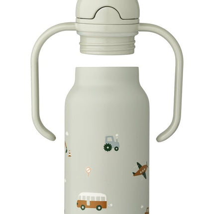 Liewood Drinkbeker Kimmie Vehicles/Dove Blue 250Ml koop je bij Babywinkel
