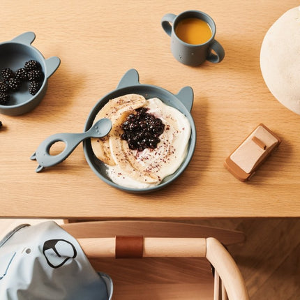 Liewood Kinderservies Set Vivi Whale Blue koop je bij Babywinkel