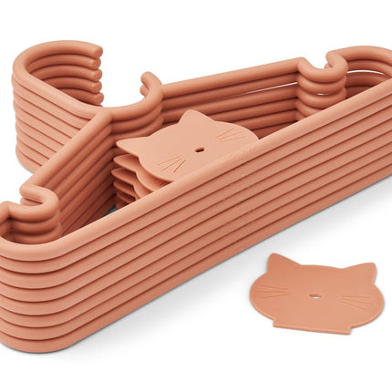 Liewood Kledinghanger Falton Cat Tuscany Rose 8St koop je bij Babywinkel