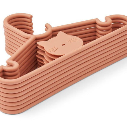 Liewood Kledinghanger Falton Cat Tuscany Rose 8St koop je bij Babywinkel