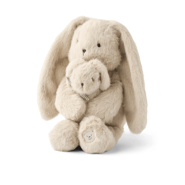 Liewood Knuffel Berto Mommy & me Konijn Teddy Mist koop je bij Babywinkel