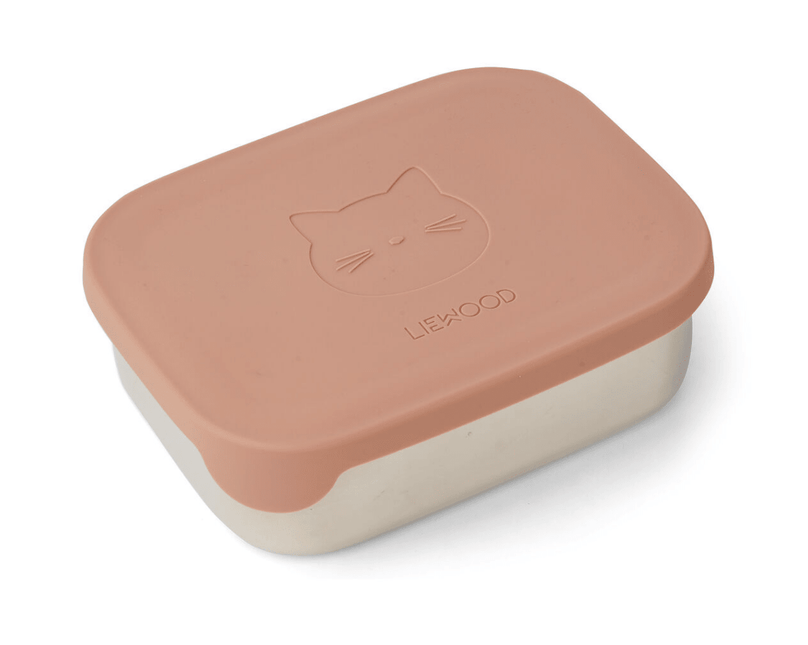 Liewood Lunchbox Arthur Cat Dark Rose koop je bij Babywinkel