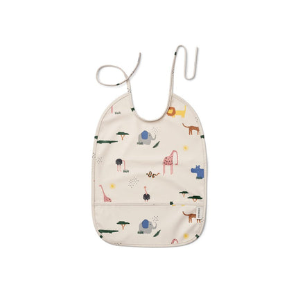 Liewood Slabbetje Lai Safari Sandy koop je bij Babywinkel