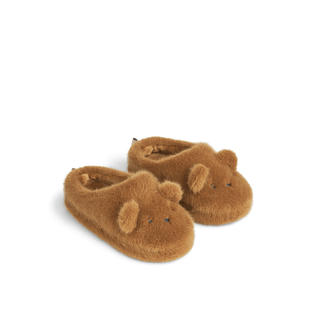 Liewood Slofjes Aviaja Golden caramel koop je bij Babywinkel