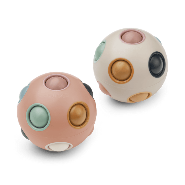 Liewood Solene Puzzelbal Pale tuscany multi mix 2 delig koop je bij Babywinkel