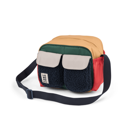 Liewood Thermos Tas Elijas Medium Classic Navy Multi Mix koop je bij Babywinkel