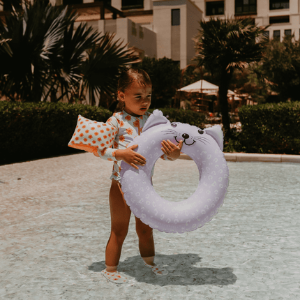 Lila Leopard Animal Zwemband koop je bij Babywinkel