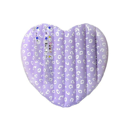 Lila Leopard Hart Luchtbed koop je bij Babywinkel