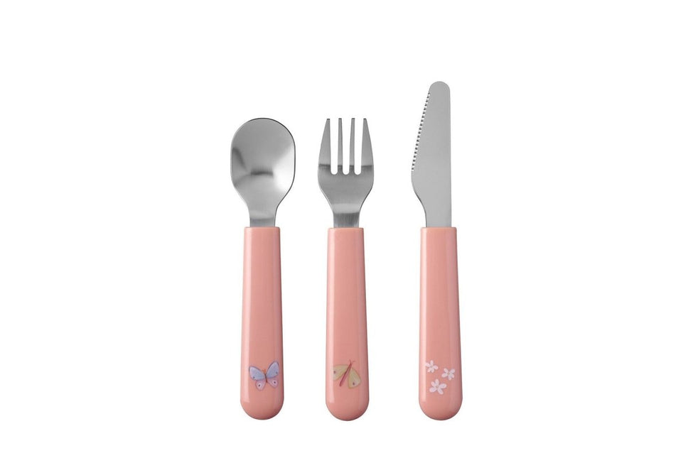 Little Dutch Baby Bestekset Mio 3 delig Flowers & Butterflies koop je bij Babywinkel
