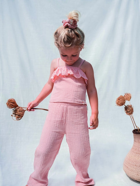 Little Dutch Baby Broekje Mousseline Flower Pink koop je bij Babywinkel