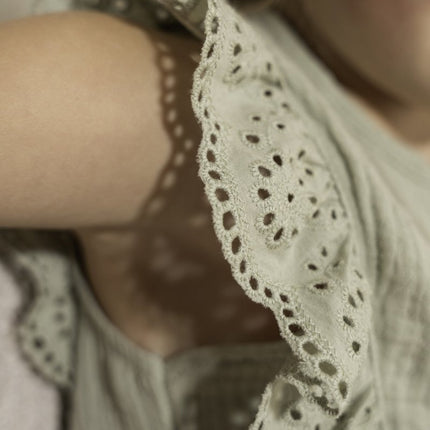 Little Dutch Baby Jumpsuit Mousseline Grass Green koop je bij Babywinkel