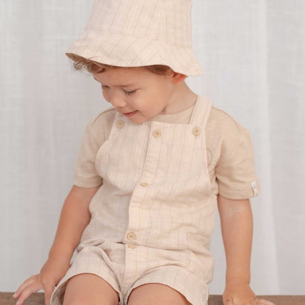 Little Dutch Baby Jumpsuit Sand Stripes koop je bij Babywinkel