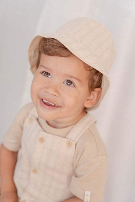 Little Dutch Baby Jumpsuit Sand Stripes koop je bij Babywinkel