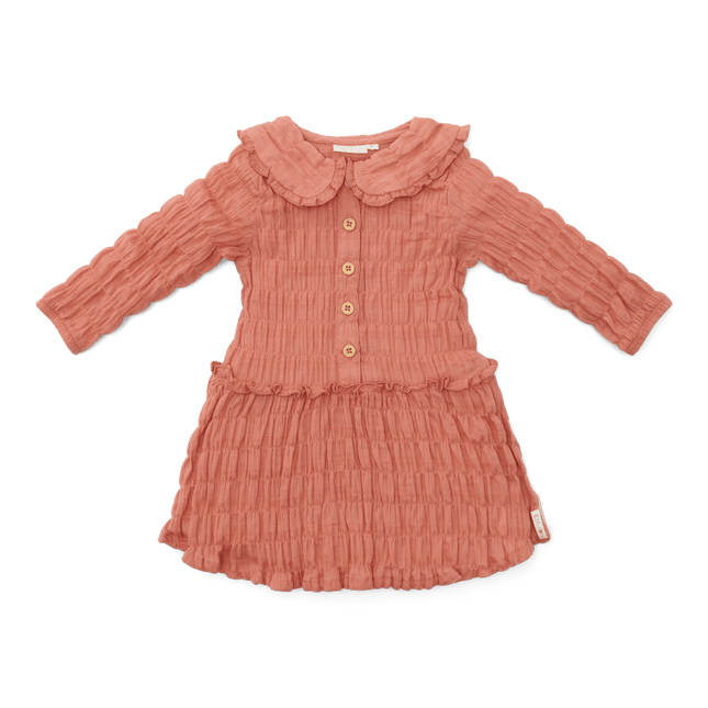 Little Dutch Baby Jurkje Lange Mouwen Rose Pink koop je bij Babywinkel