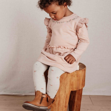 Little Dutch Baby Jurkje Lange Mouwen Soft Rose koop je bij Babywinkel