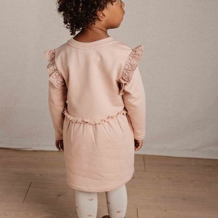Little Dutch Baby Jurkje Lange Mouwen Soft Rose koop je bij Babywinkel