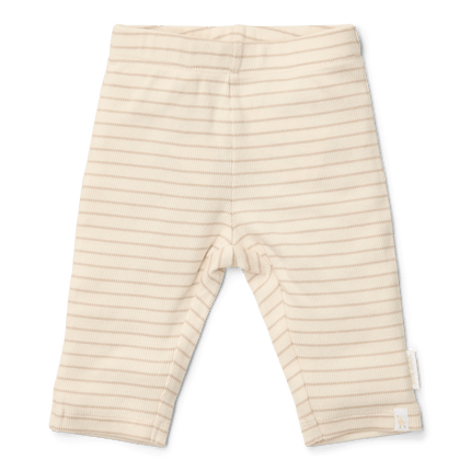 Little Dutch Baby Legging Soft Beige Stripe koop je bij Babywinkel