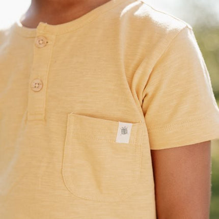Little Dutch Baby Shirt Korte Mouw Yellow koop je bij Babywinkel