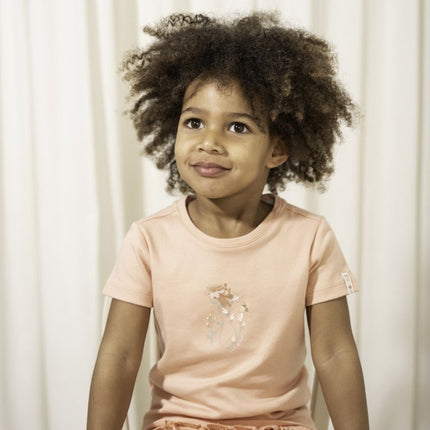 Little Dutch Baby Shirt Korte Mouwen Flower Pink koop je bij Babywinkel