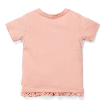 Little Dutch Baby Shirt Korte Mouwen Flower Pink koop je bij Babywinkel