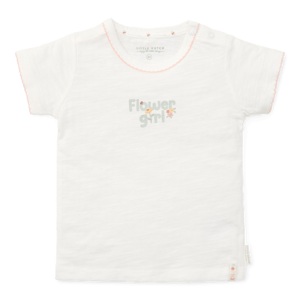 Little Dutch Baby Shirt Korte Mouwen Off White Flower Girl koop je bij Babywinkel