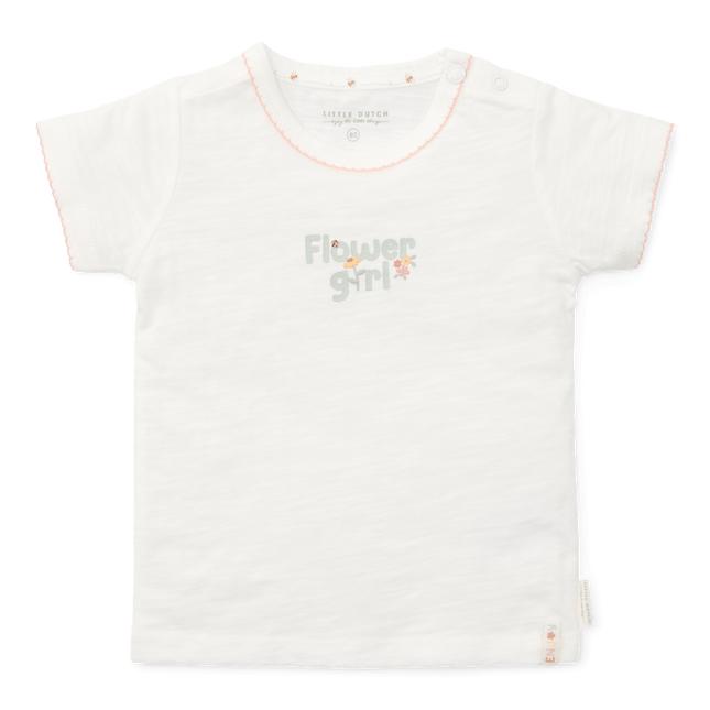 Little Dutch Baby Shirt Korte Mouwen Off White Flower Girl koop je bij Babywinkel