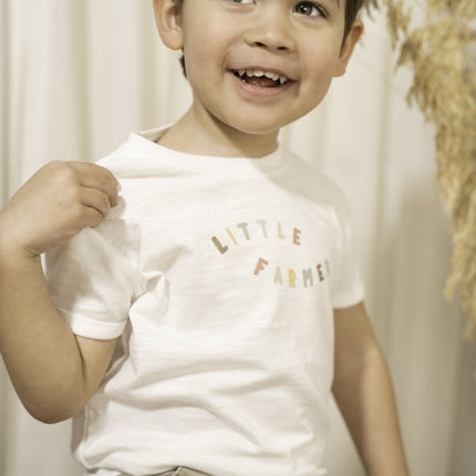 Little Dutch Baby Shirt Korten Mouwen Off White Little Farmer koop je bij Babywinkel