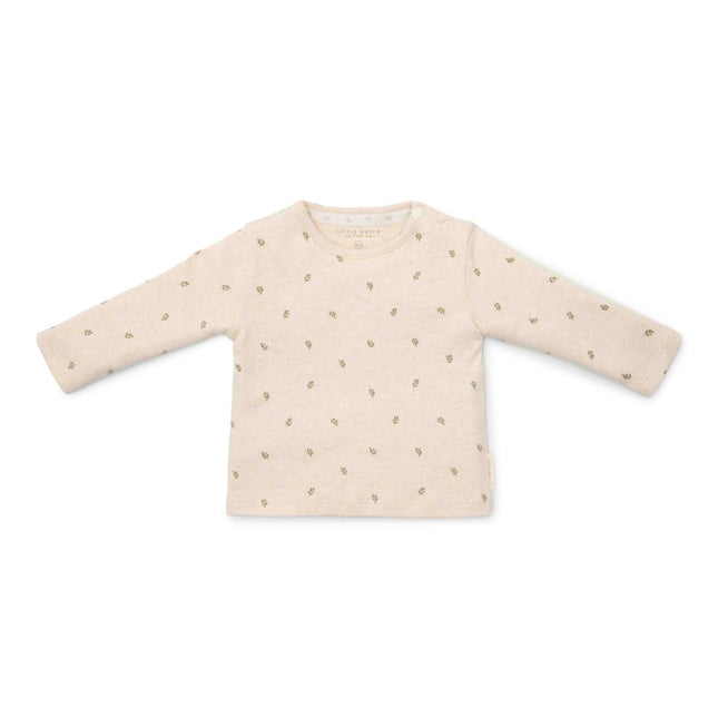 Little Dutch Baby Shirt Lange Mouw Green Leaves koop je bij Babywinkel