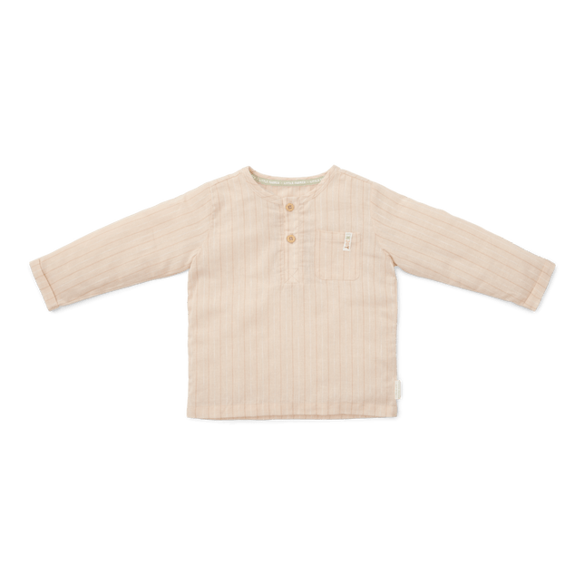 Little Dutch Baby Shirt Lange Mouwen Sand Stripes koop je bij Babywinkel
