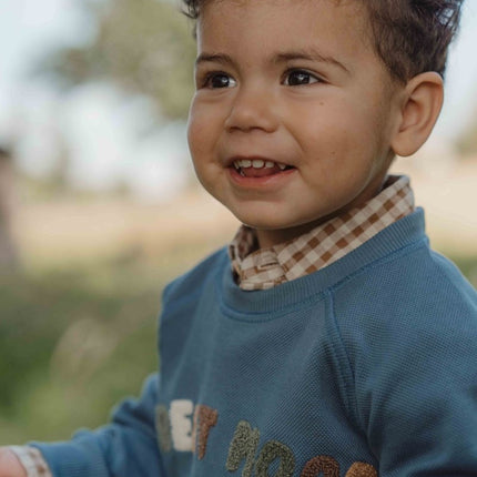 Little Dutch Baby Sweater Dark Blue koop je bij Babywinkel