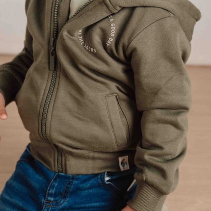 Little Dutch Baby Sweater Dark Green koop je bij Babywinkel