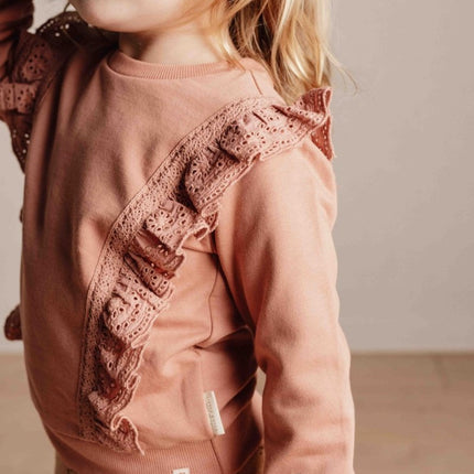 Little Dutch Baby Sweater Warm Pink koop je bij Babywinkel