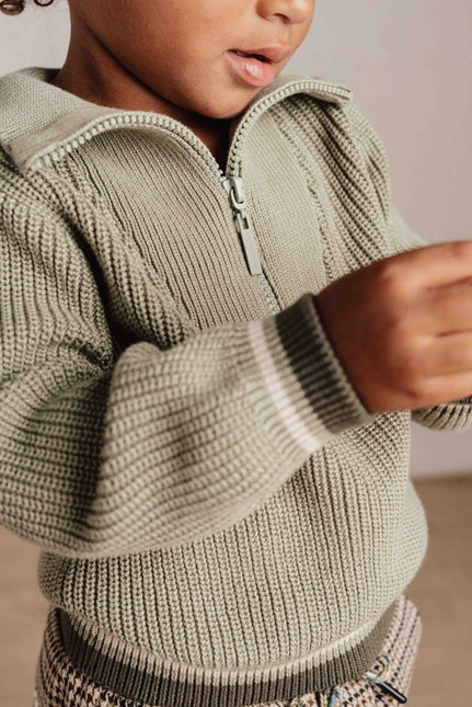 Little Dutch Baby Trui Gebreid Green koop je bij Babywinkel