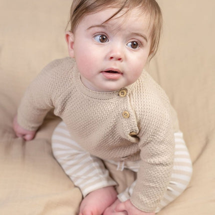 Little Dutch Baby Trui Gebreid Sand koop je bij Babywinkel