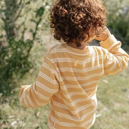 Little Dutch Baby Trui Yellow Stripe koop je bij Babywinkel