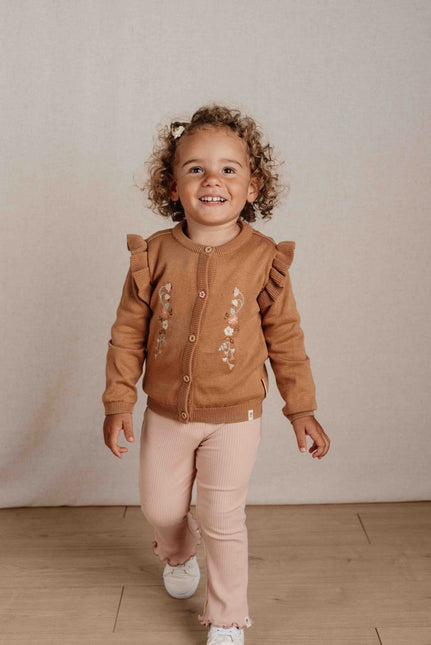 Little Dutch Baby Vestje Gebreid Brown koop je bij Babywinkel