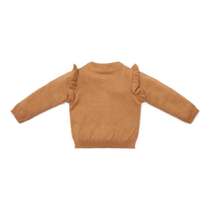 Little Dutch Baby Vestje Gebreid Brown koop je bij Babywinkel