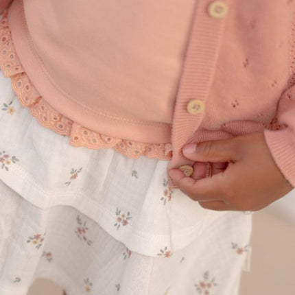 Little Dutch Baby Vestje Gebreid Rose Pink koop je bij Babywinkel